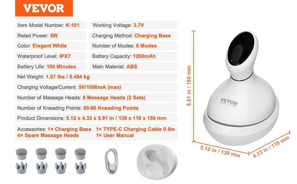 The Serene Scalp Therapy Massager